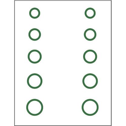 Picture of Gunstar Mini Circles Target Reticle Set Green