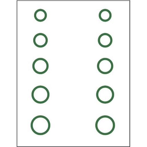 Picture of Gunstar Mini Circles Target Reticle Set Green