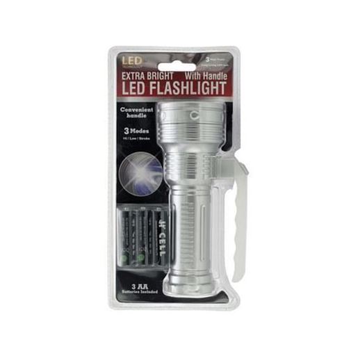 Picture of Extra Bright LED Flashlight with Handle ( Case of 4 )