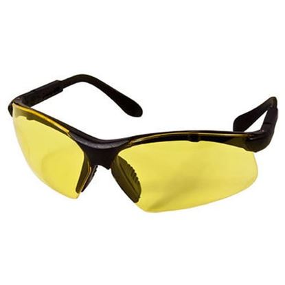 Picture of Radians Revelation Safety Glasses, Black Frame, Yellow Lenses, Adj. Temples