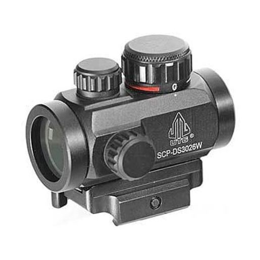 Picture of Leapers UTG ITA Red-Green Dot Sight, 4 MOA, Quick-Detach Lever Lock Picatinny Mount