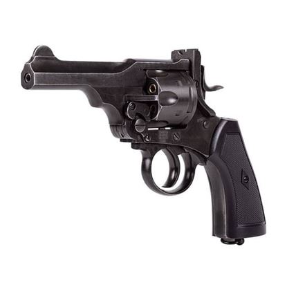 Picture of Webley MKVI CO2 Pellet Revolver, Battlefield Finish, 4"