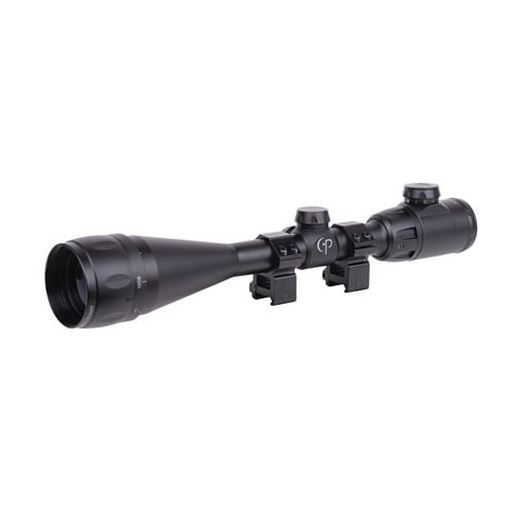 Picture of CenterPoint 6-20x50 AO Rifle Scope, Illuminated TAG-Style Reticle, 1" Tube, Picatinny Rings