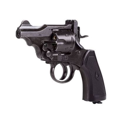 Picture of Webley MKVI CO2 Pellet Revolver, Battlefield Finish, 2.5"