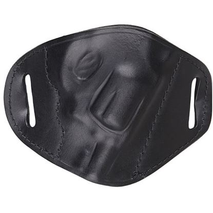 Picture of Bulldog Black Molded Leather Belt Slide Holster Sm Revolver