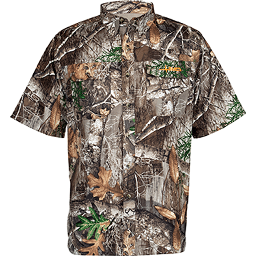 Picture of Habit Hatcher Pass Camo Guide Short Sleeve Shirt Realtree Edge Medium