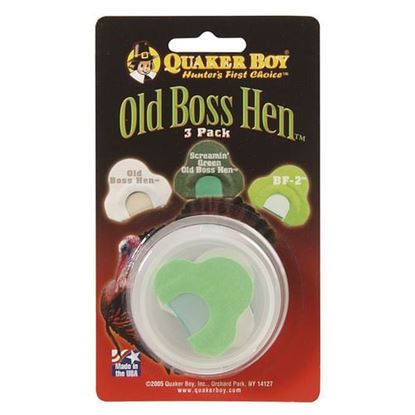 Picture of Quaker Boy Old Boss Hen Turkey Call 3 pk.