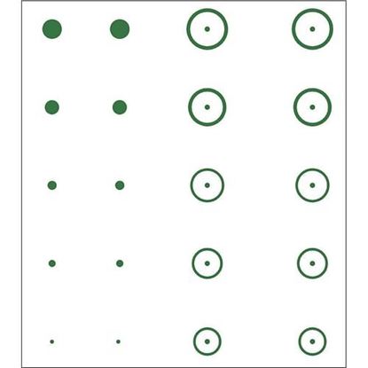 Picture of Gunstar Precision Target Reticle Set Green