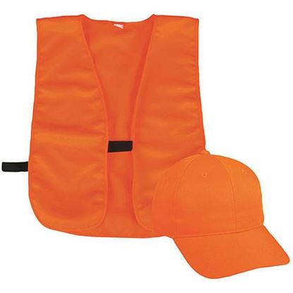 Picture of Outdoor Cap Vest and Cap Combo Blaze Orange Adult