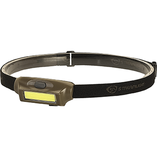 Picture of Streamlight Bandit Rechargeable Headlamp Coyote Green LED and White Light 180 Lumens