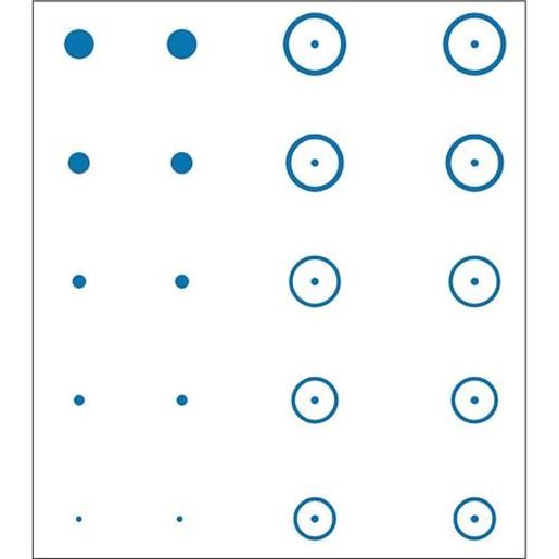 Picture of Gunstar Pro Series Precision Reticle Set Blue