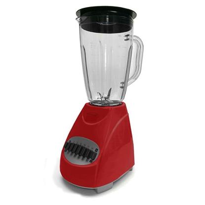 Picture of Brentwood 12 Speed Blender with Glass Jar in Red