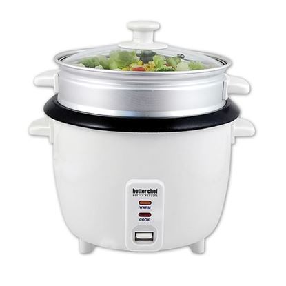 Picture of Better Chef 5-Cup Rice Cooker with Food Steamer