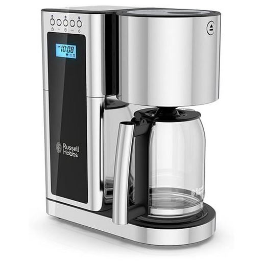 Picture of Russell Hobbs Glass 8 Cup Coffeemaker in Black and Stainless Steel