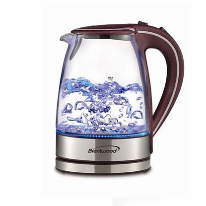 Picture of Brentwood 1.7-Liter Tempered Glass Tea Kettle in Purple