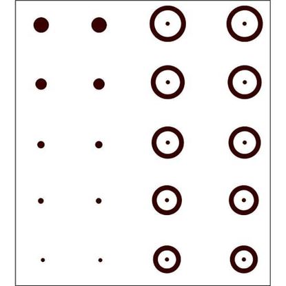 Picture of Gunstar Pro Series Chubbie Reticle Set Black