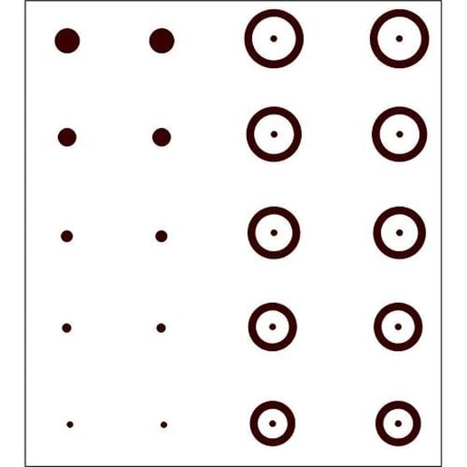 Picture of Gunstar Pro Series Chubbie Reticle Set Black