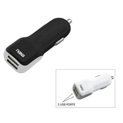 Picture of 10 Watt 2.1 Amp Dual USB Car Charger-BLACK