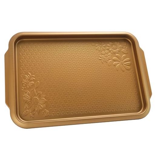 Picture of Gibson Country Kitchen 15 Inch Cookie Sheet Copper Embossed Carbon Steel