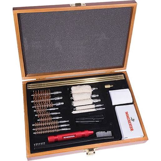 Picture of Winchester Universal Cleaning Kit Wooden Case 30 pc.