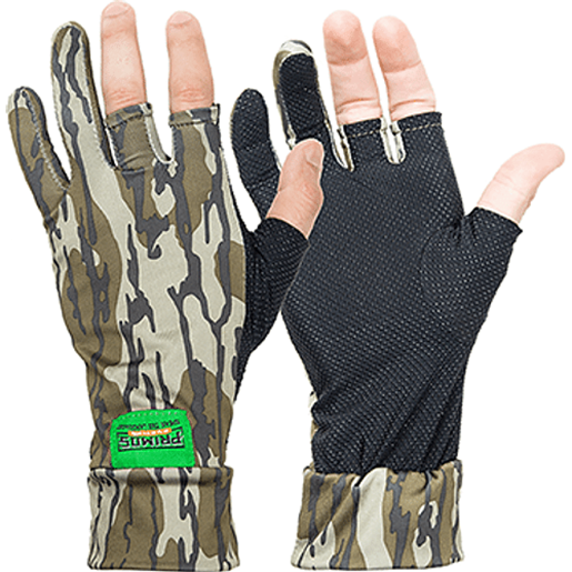 Picture of Primos Stretch Fingerless Gloves Mossy Oak Bottomland