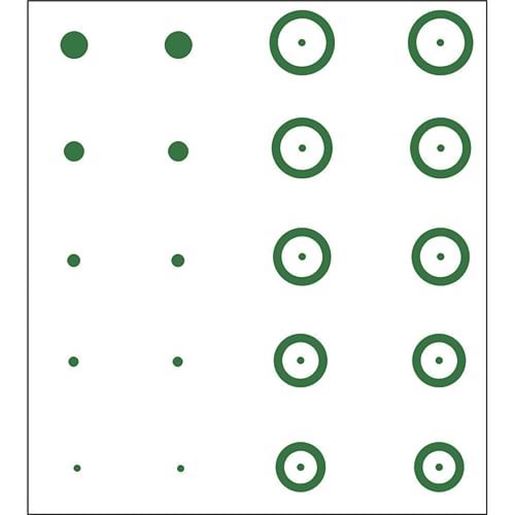 Picture of Gunstar Pro Series Chubbie Reticle Set Green