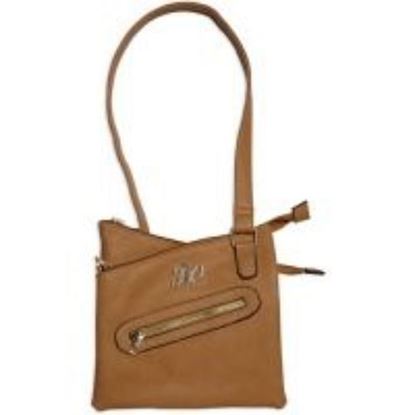 Picture of Bulldog Concealed Carry Purse Crossbody Small Tan