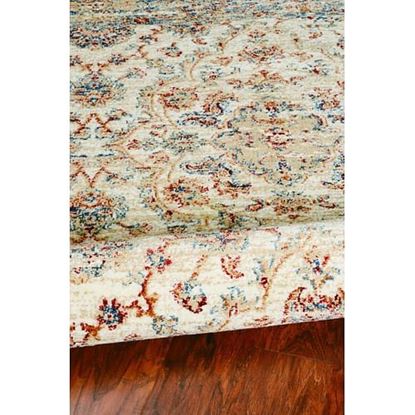 Picture of 5' x 8' Ivory Traditional Medallion Indoor Area Rug