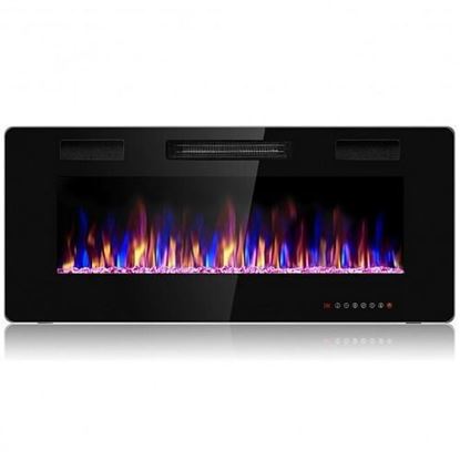 Picture of 42 Inch Recessed Ultra Thin Wall Mounted Electric Fireplace