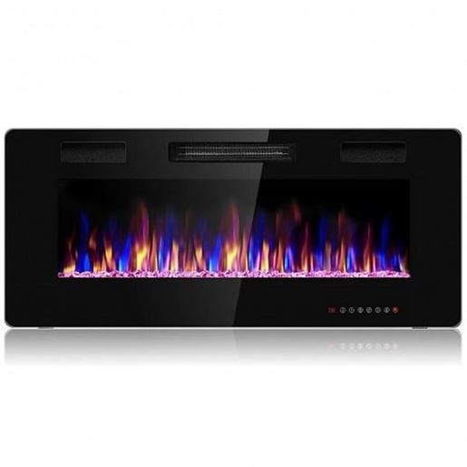 Picture of 42 Inch Recessed Ultra Thin Wall Mounted Electric Fireplace