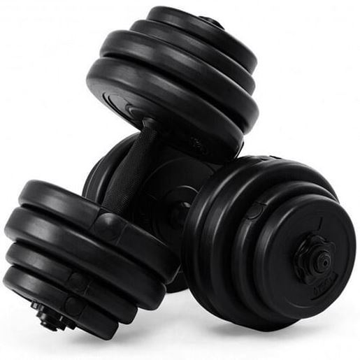 Image sur 64 lbs Adjustable Weight Dumbbell Set