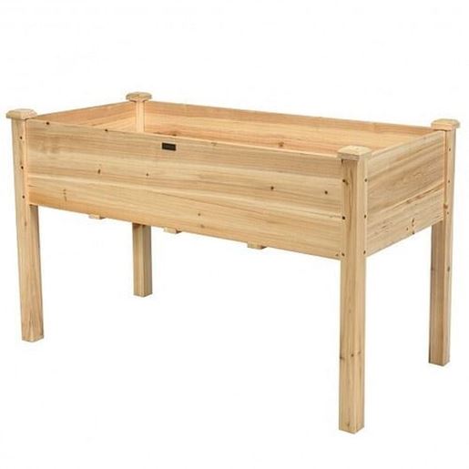 Picture of 49'' x 23'' x 30''  Wooden Raised Vegetable Garden Bed