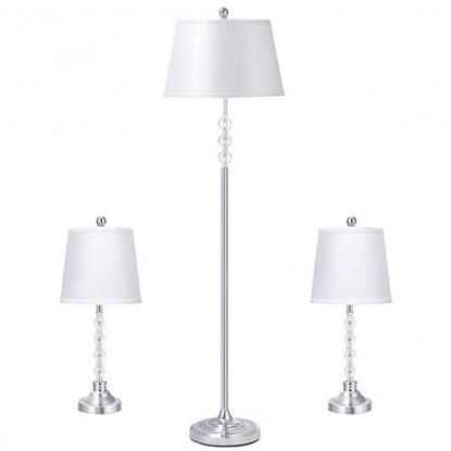 Picture of 3-Piece Floor Lamp and Table Lamps Set