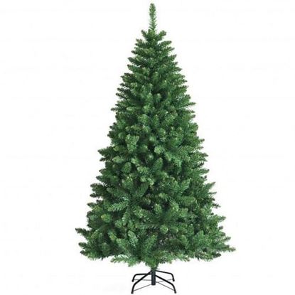 Picture of 6 Feet 716Tips PVC Hinged Artificial Christmas Tree with Metal Stand