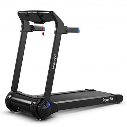 Picture of 3HP Folding Electric Treadmill Running Machine-Blue