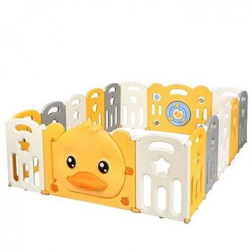 Picture of 16-Panel Foldable Baby Playpen with Sound