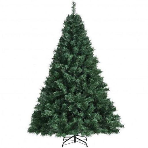 Picture of 6Ft PVC Hinged Artificial Christmas Tree with Metal Stand