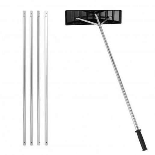 Picture of 20 Feet Extendable Aluminum Snow Roof Rake with Anti-slip Handle