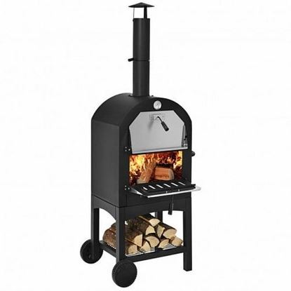 Picture of Portable Outdoor Pizza Oven with Pizza Stone and Waterproof Cover