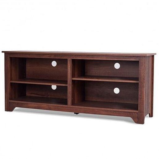 Picture of 58 Inch Entertainment Media Center Wood Storage TV Stand