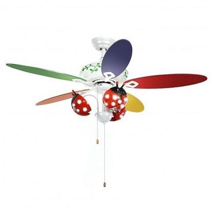 Picture of 52 Inch Kids Ceiling Fan with Pull Chain Control