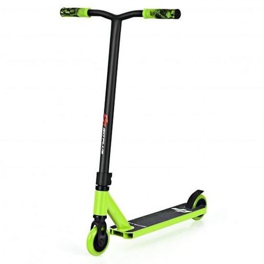 Picture of Boys Girls High End Pro Stunt Scooter Trick Scooter with ABEC-9 Bearings -Green
