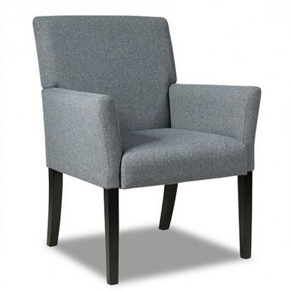 Picture of Executive Guest Chair Reception Waiting Room Arm Chair-Gray