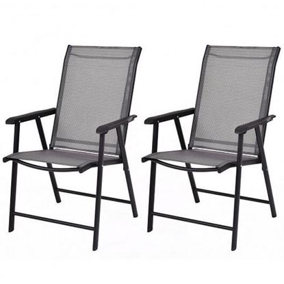 Picture of Set of 2 Outdoor Patio Folding Chairs