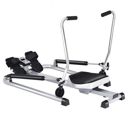 Picture of Exercise Adjustable Double Hydraulic Resistance Rowing Machine