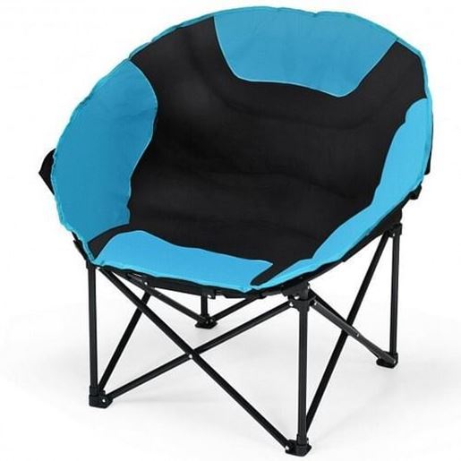 Picture of Moon Saucer Steel Camping Chair Folding Padded Seat