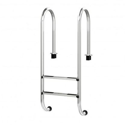 Picture of 2-Step Swimming Pool Ladder Stainless Steel with Non-Slip Steps