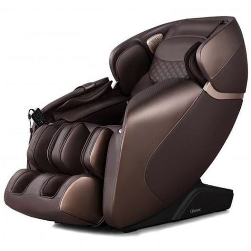 Picture of Full Body Zero Gravity Massage Chair Recliner with SL Track-Brown