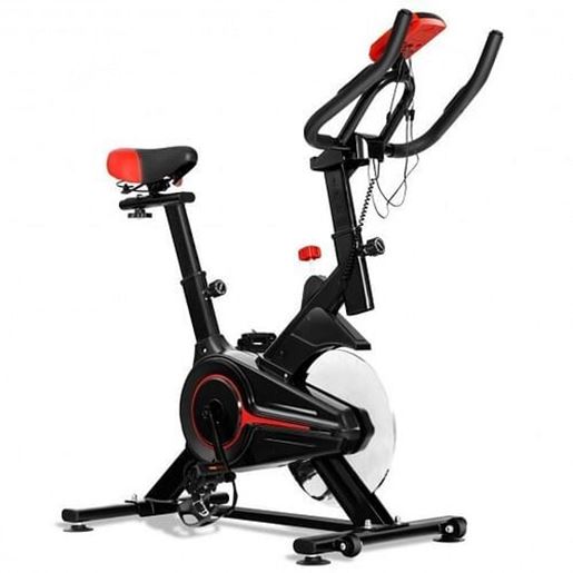 Picture of Stationary Indoor Sports Bicycle with Heart Rate Sensor and LCD Display