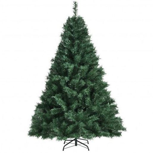 Picture of 5 Feet 410 Tips PVC Hinged Artificial Christmas Tree with Metal Stand